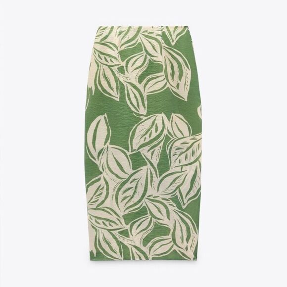 Zara Wrap Floral Print Skirt New - Picture 10 of 11